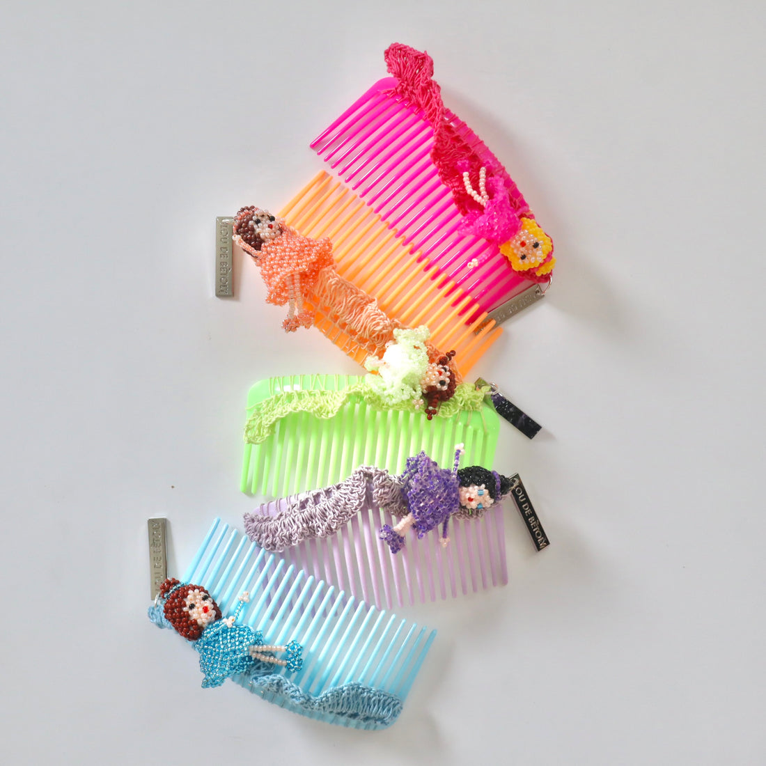 LOU DE BÈTOLY  HAIR COMB PINK