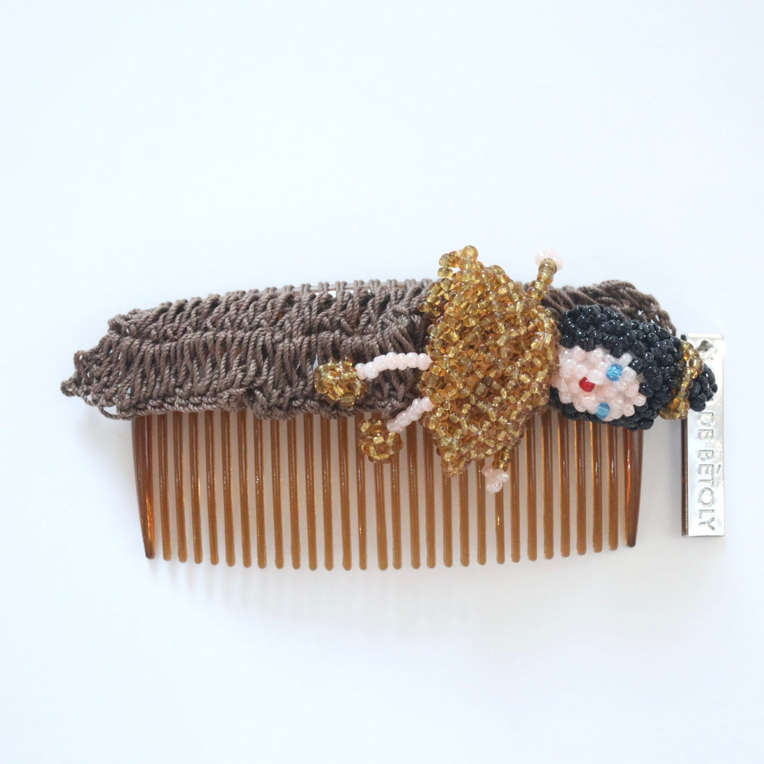LOU DE BÈTOLY  HAIR COMB BROWN1