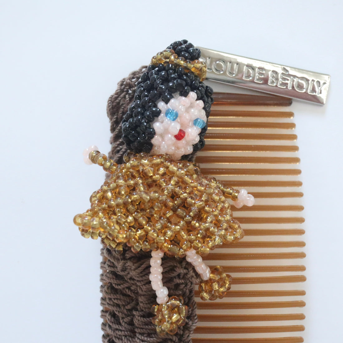 LOU DE BÈTOLY  HAIR COMB BROWN1