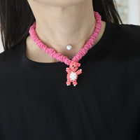 LOU DE BÈTOLY  BEADS NECKLACE “E”