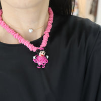 LOU DE BÈTOLY  BEADS NECKLACE “F”