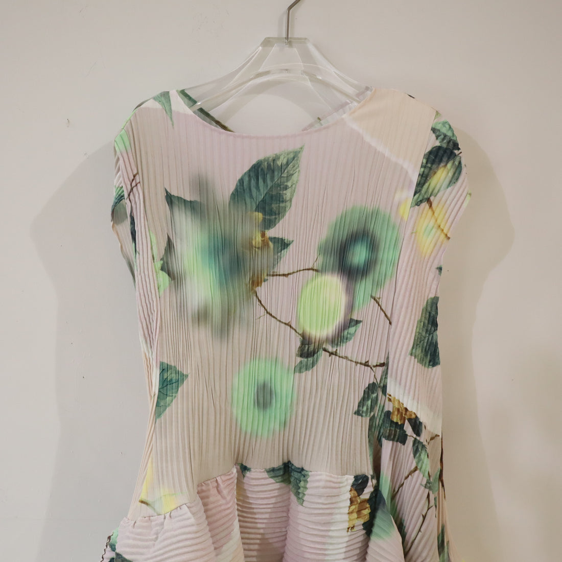 JULIA HEUER  MAYA HANDPLEATED DRESS IN EDWARD