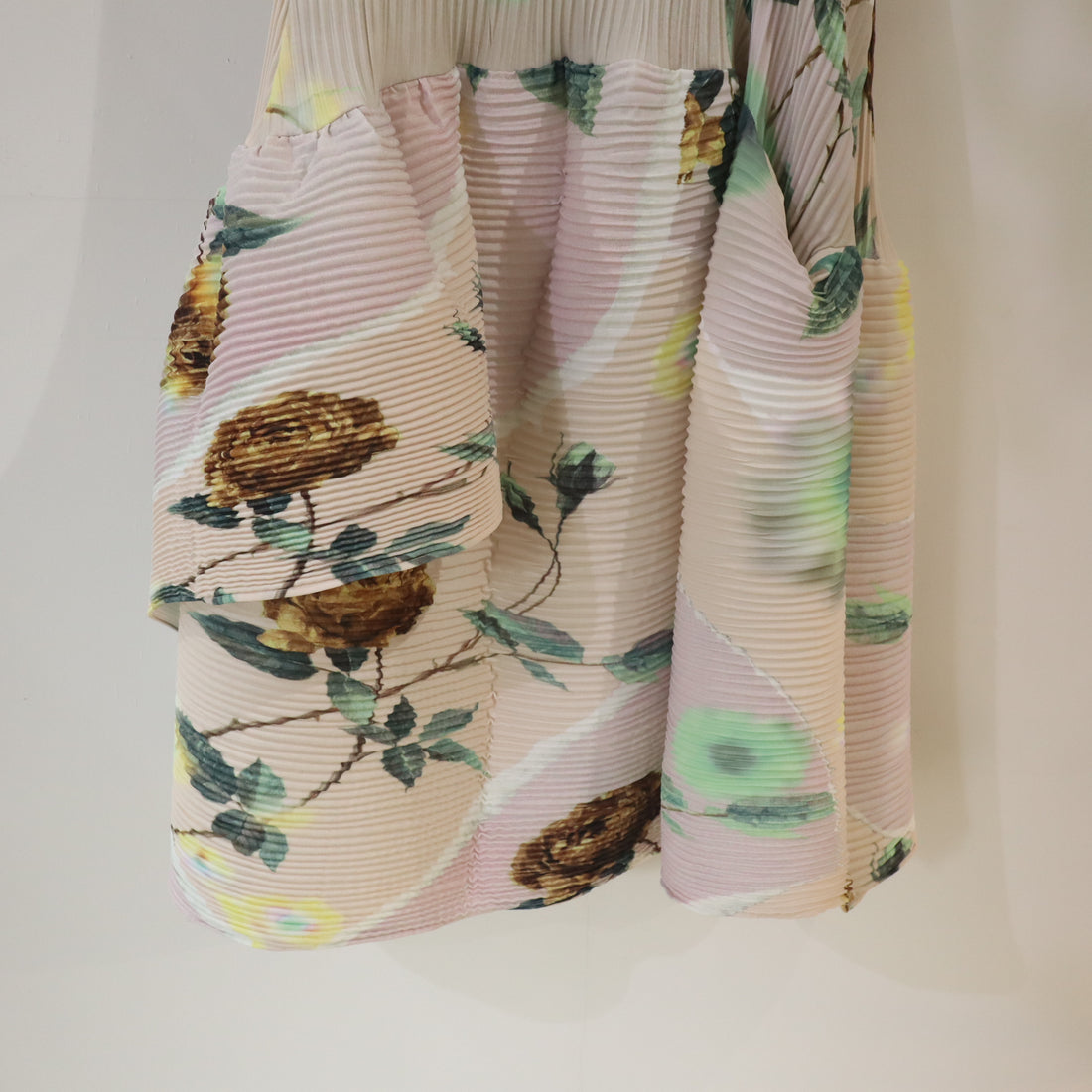 JULIA HEUER  MAYA HANDPLEATED DRESS IN EDWARD