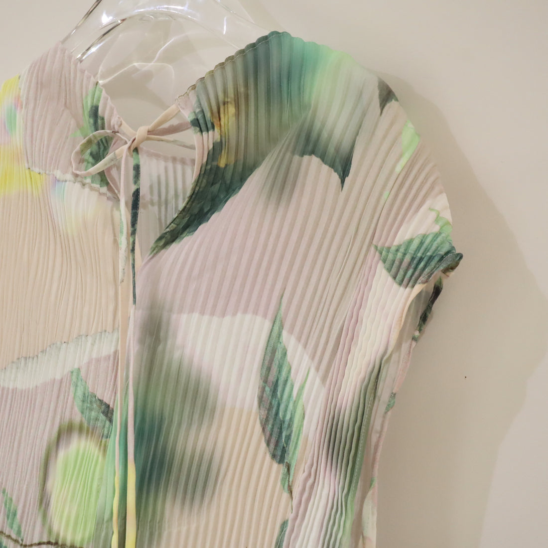 JULIA HEUER  MAYA HANDPLEATED DRESS IN EDWARD