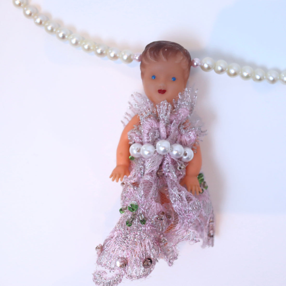 ANIGIG  ANTIQUE DOLL NECKLACE