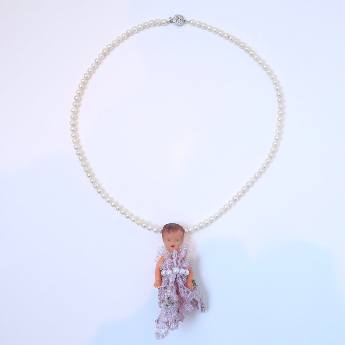 ANIGIG  ANTIQUE DOLL NECKLACE