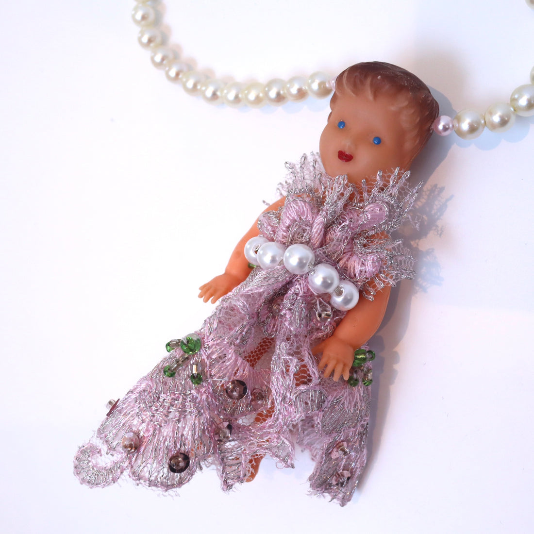 ANIGIG  ANTIQUE DOLL NECKLACE