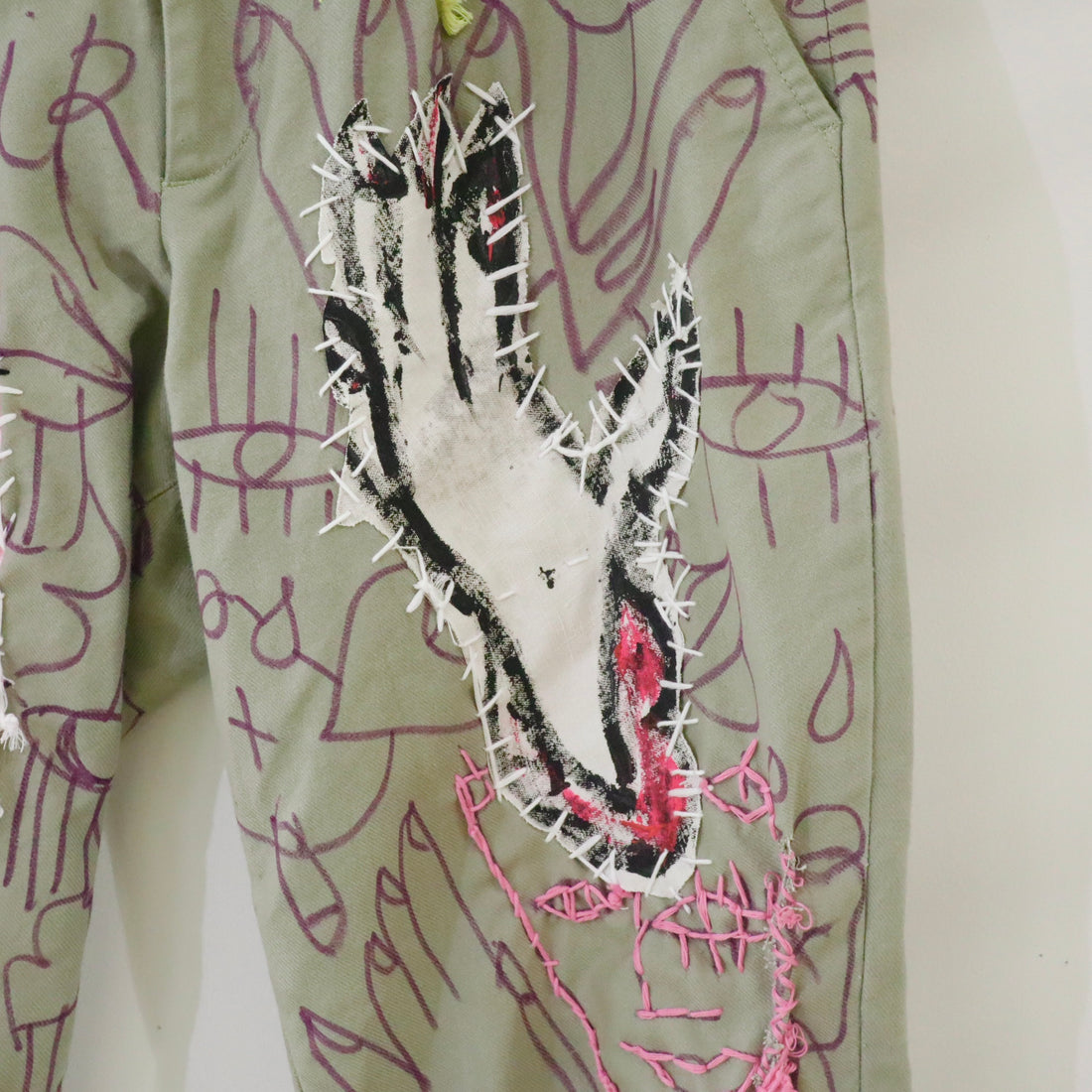 VAVA DUDU  EMBROIDERY PANTS