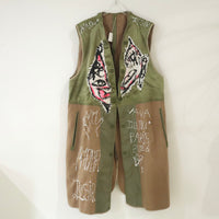 VAVA DUDU  EMBROIDERY LONG VEST