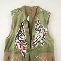 VAVA DUDU  EMBROIDERY LONG VEST