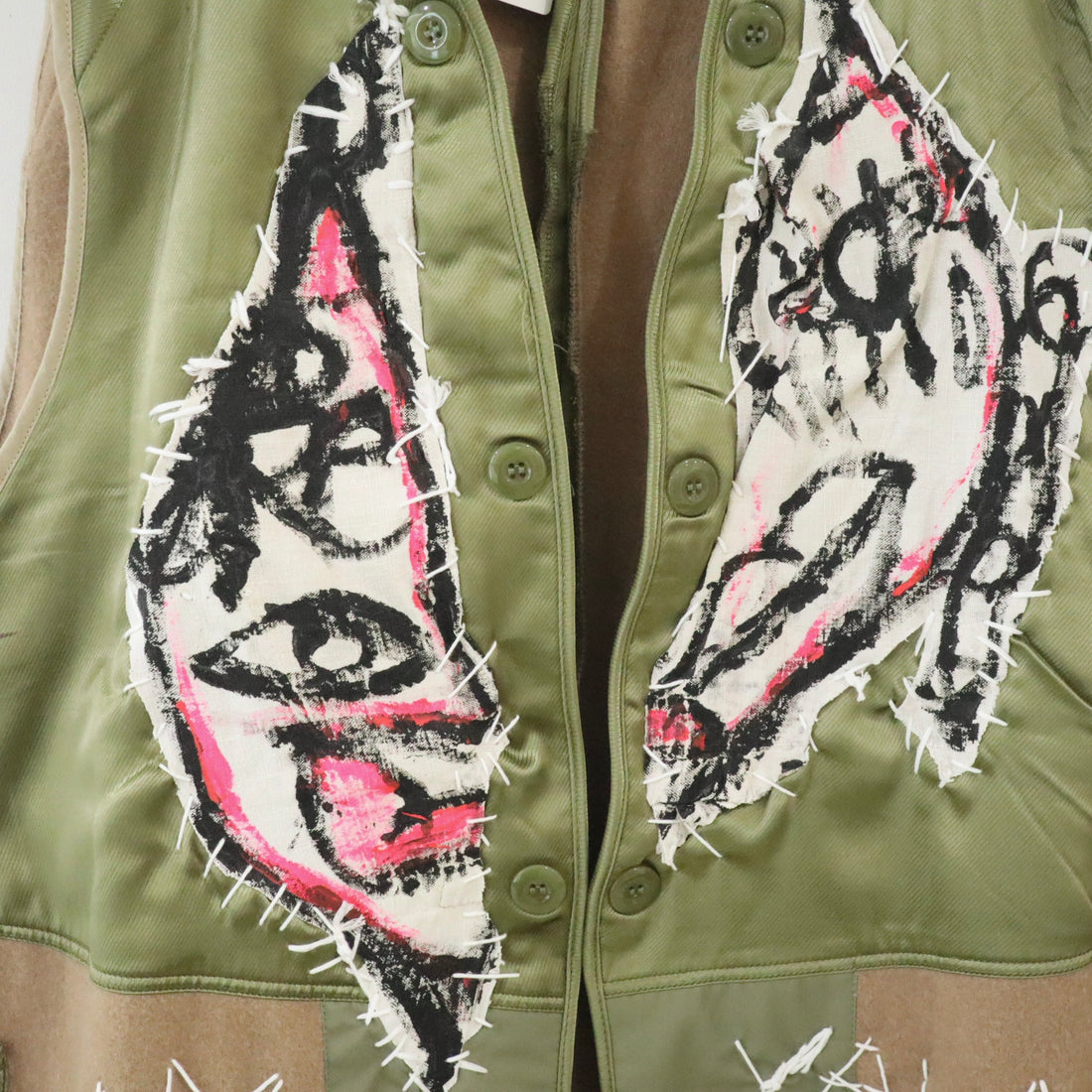 VAVA DUDU  EMBROIDERY LONG VEST