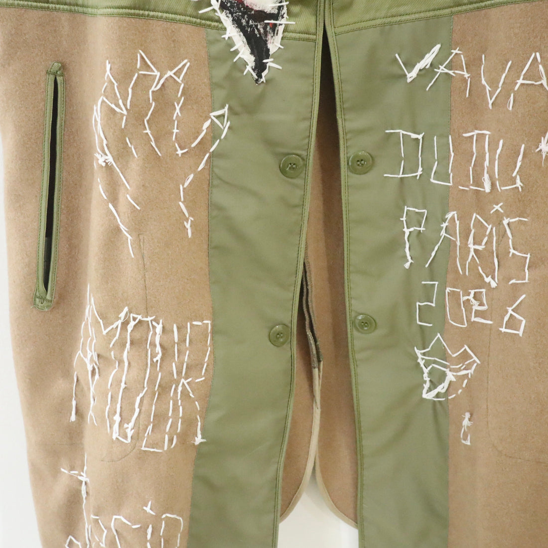 VAVA DUDU  EMBROIDERY LONG VEST