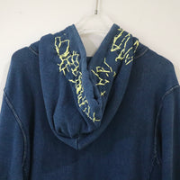 VAVA DUDU  EMBROIDERY HOODIE BLACK