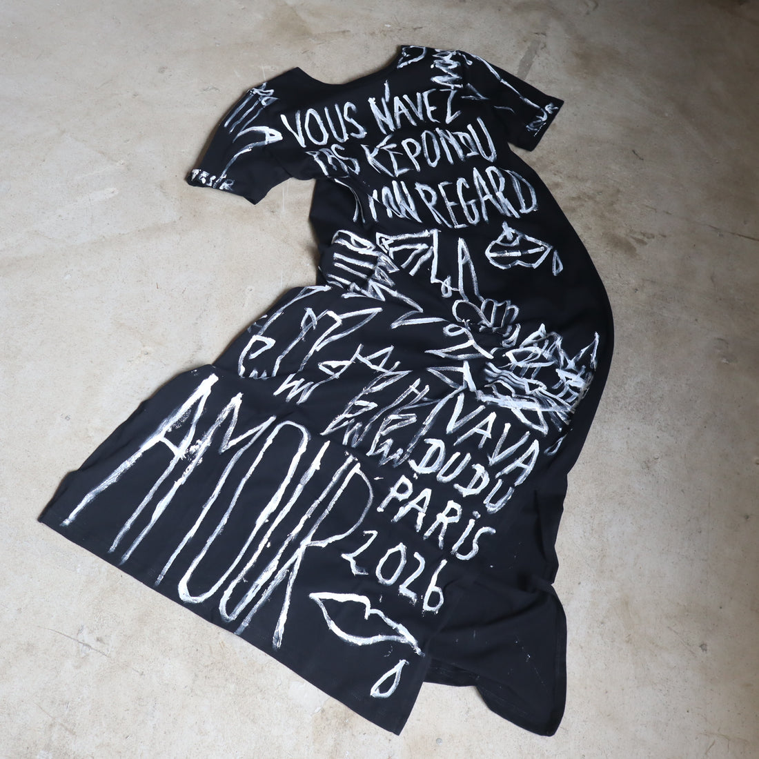 VAVA DUDU  PAINTED DRESS