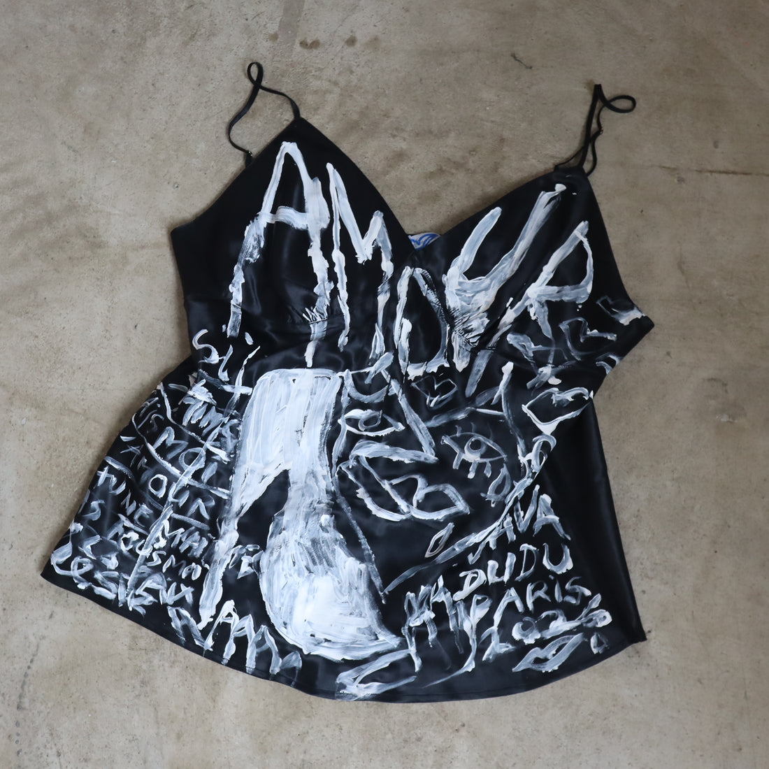 VAVA DUDU  PAINTED SHORT CAMISOLE