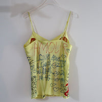 VAVA DUDU  PAINTED SHORT CAMISOLE