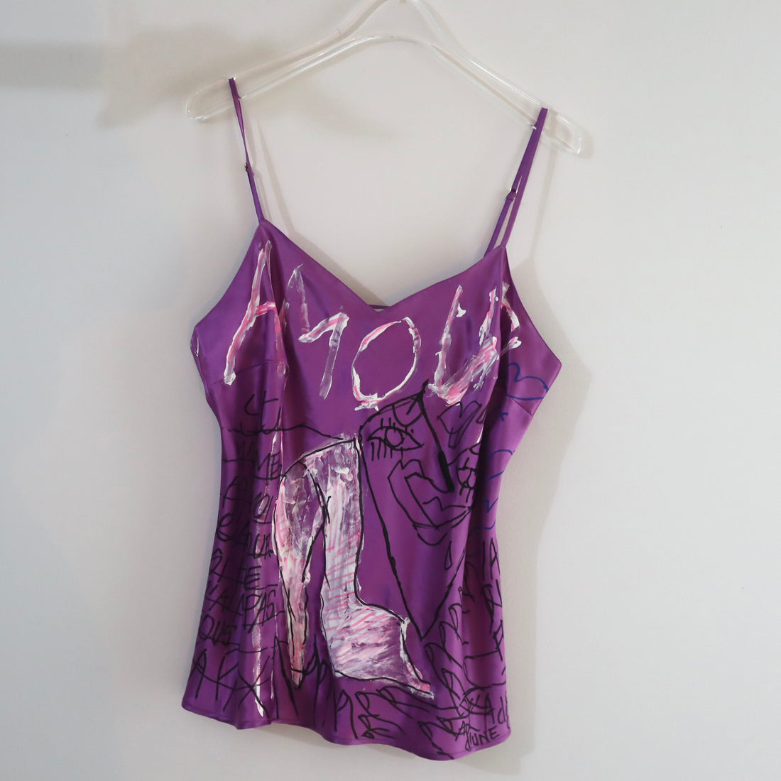 VAVA DUDU  PAINTED SHORT CAMISOLE