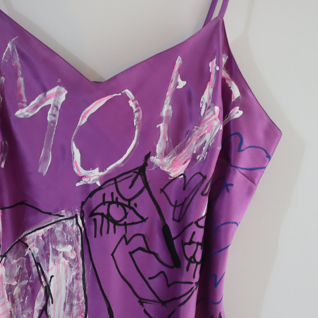 VAVA DUDU  PAINTED SHORT CAMISOLE