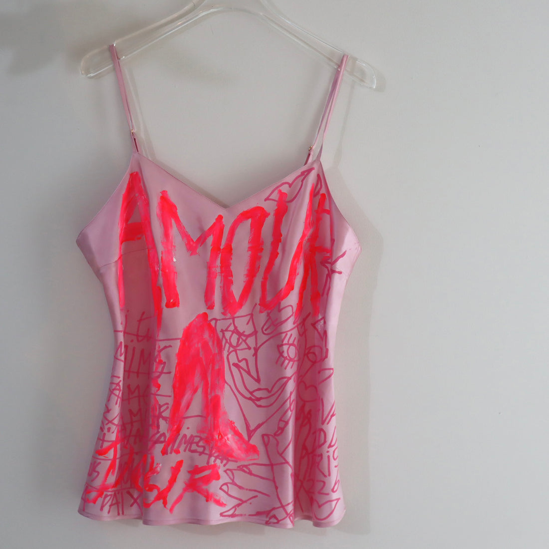 VAVA DUDU  PAINTED SHORT CAMISOLE