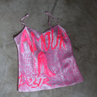 VAVA DUDU  PAINTED SHORT CAMISOLE