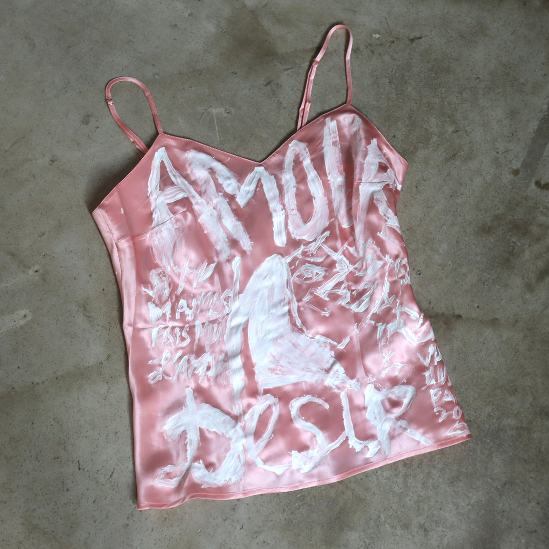 VAVA DUDU  PAINTED SHORT CAMISOLE
