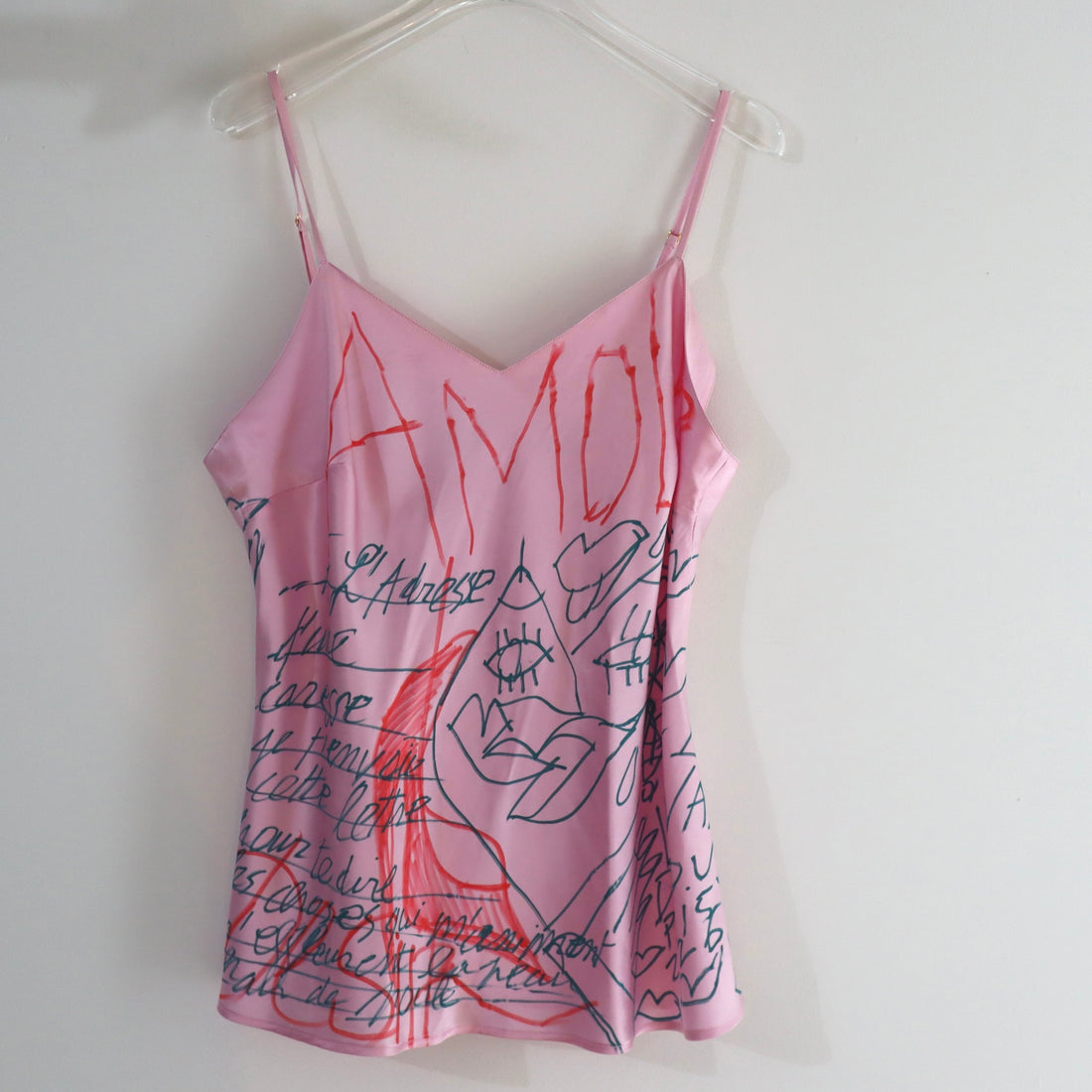 VAVA DUDU  PAINTED SHORT CAMISOLE