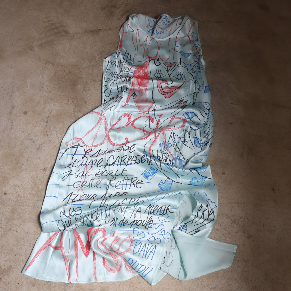 VAVA DUDU  PAINTED DRESS
