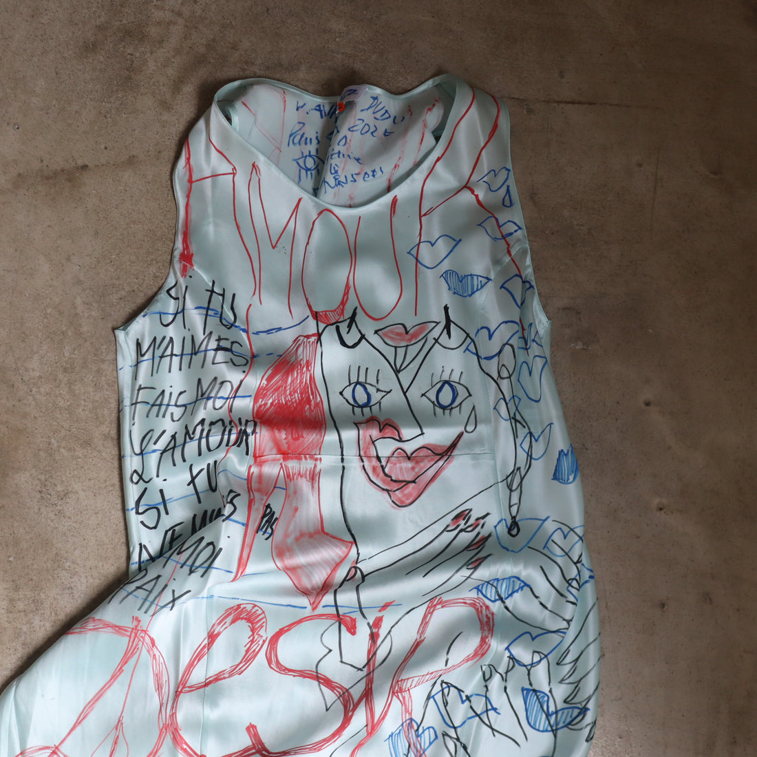 VAVA DUDU  PAINTED DRESS