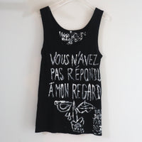 VAVA DUDU  PAINTED TANK T-SHIRTS