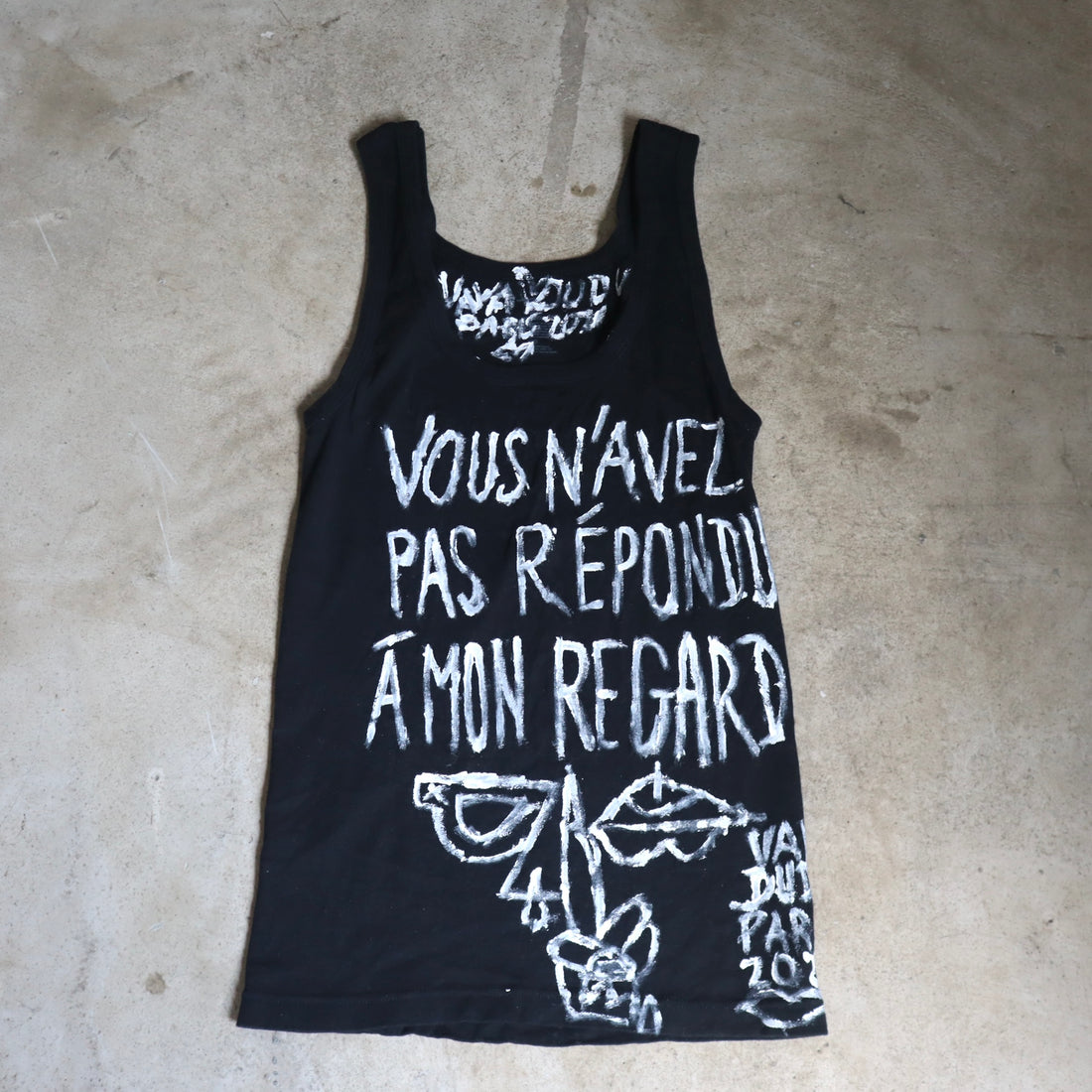 VAVA DUDU  PAINTED TANK T-SHIRTS
