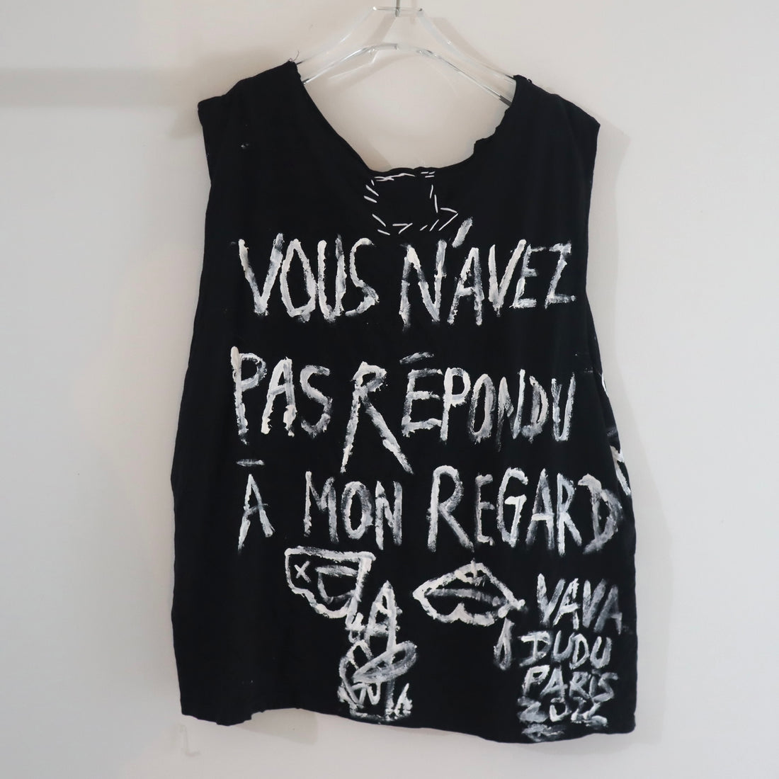 VAVA DUDU  PAINTED TANK T-SHIRTS