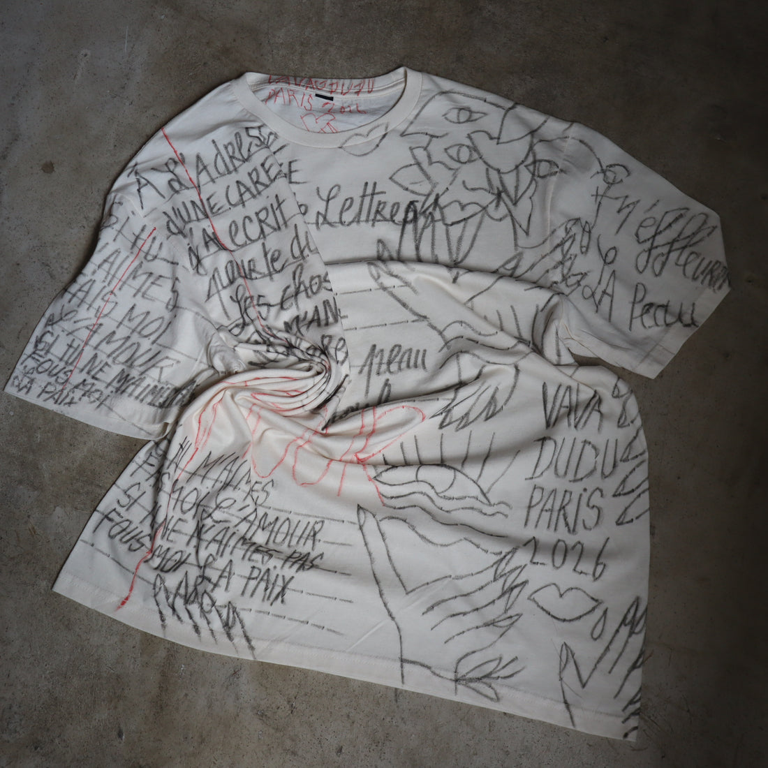 VAVA DUDU  PAINTED T-SHIRTS