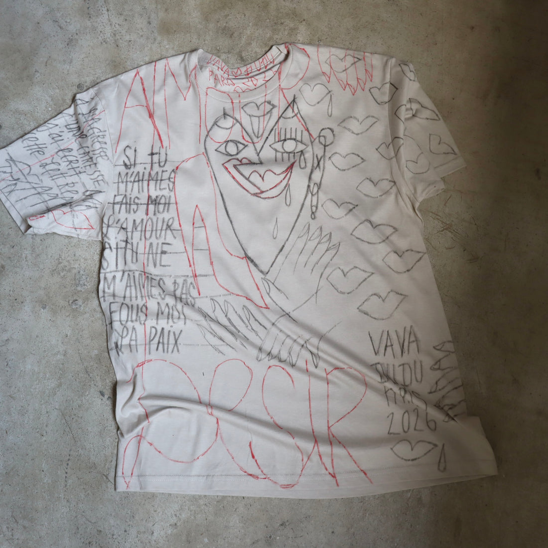 VAVA DUDU  PAINTED T-SHIRTS