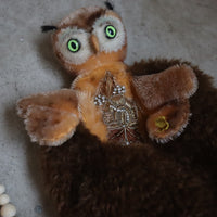ANIGIG  ANIMAL FLUFFY SHOULDER BAG"OWL”
