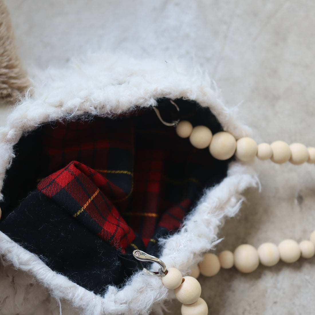ANIGIG  ANIMAL FLUFFY SHOULDER BAG"DOG"
