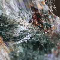 ＜EXCLUSIVE＞JULIA HEUER  KNOX PLEATED FURRY DRESS IN AMBER INGRID