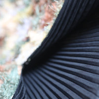 ＜EXCLUSIVE＞JULIA HEUER  KNOX PLEATED FURRY DRESS IN AMBER INGRID