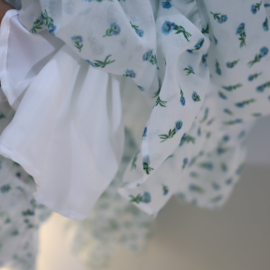 NATSUMI OSAWA  FLORAL FLILL DRESS