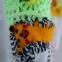 LOU DE BÈTOLY  KNITTED DOLLS JACKET WHITE