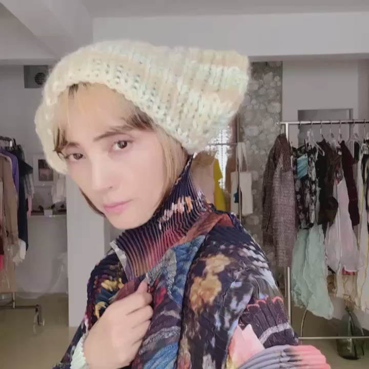 JULIA HEUERJOHAN HANDPLEATED COAT IN NOLA