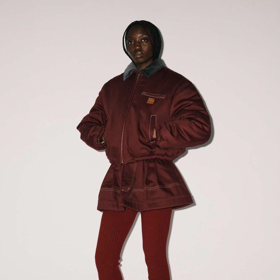 MERYLL ROGGEMINI WORKWEAR SKIRTBURGUNDY