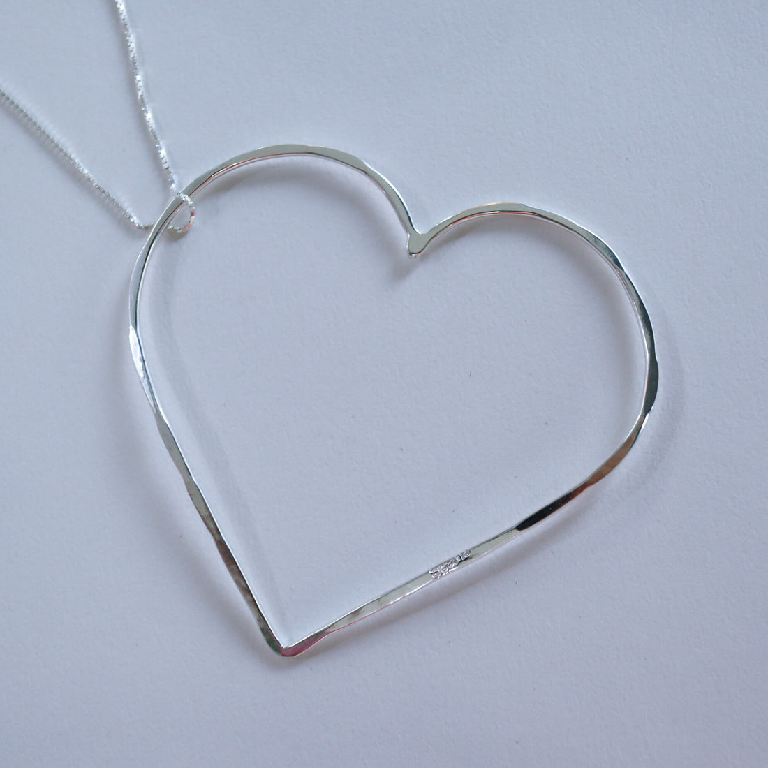 SEE ME  ALMA OPEN HEART NECKLACE