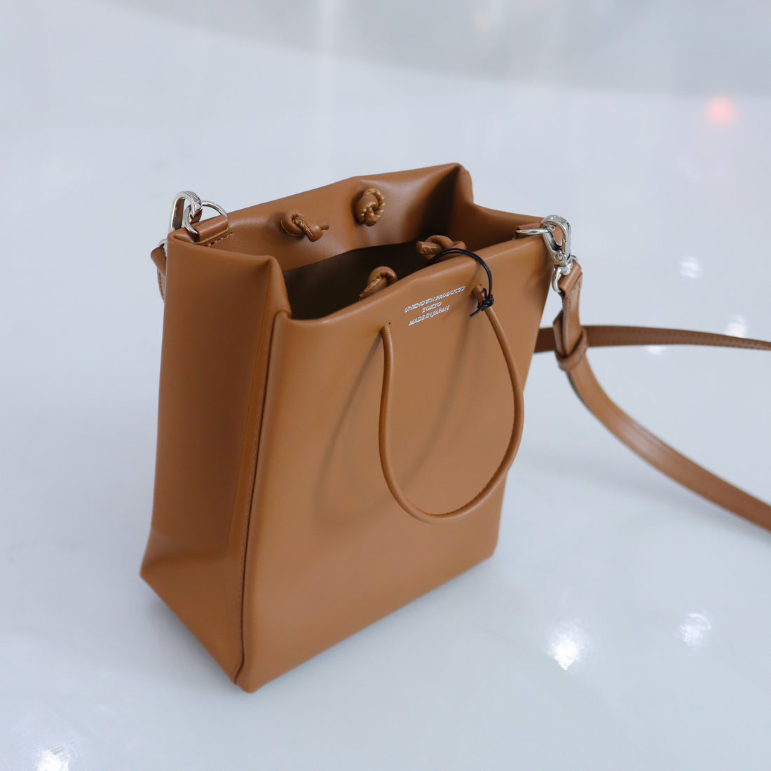 UNKNOWN PRODUCTS  LEATHER PAPER BAG SMALL