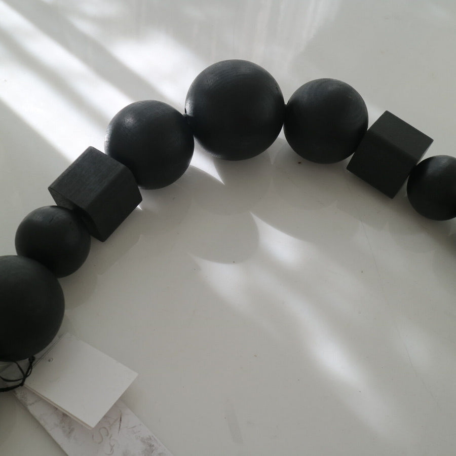 BLESSCABLE JEWELRY WOOD BLACK 1.4M