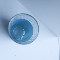 VINTAGE BLUE GLASS 4SETS
